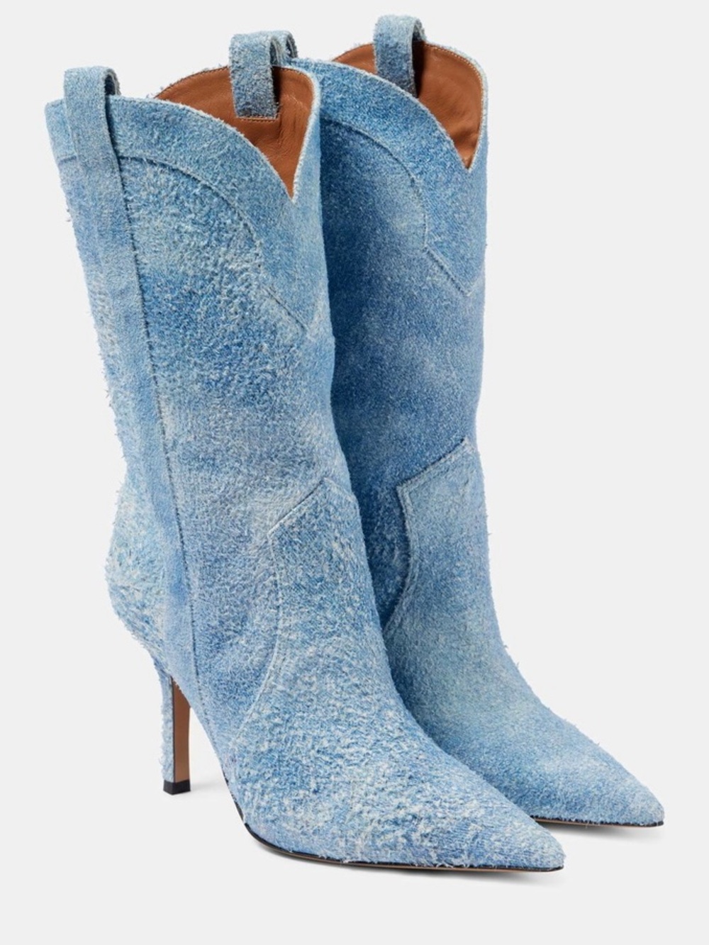 Paris Texas  Paloma Mid Calf 95 Denim
Pointed Toe Heeled Boots
